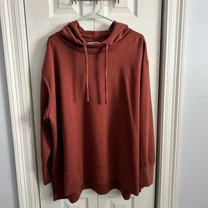 BNWOT Ava & Viv Funnel Neck Hoodie 3x